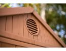 Keter 4’x6′ Darwin Heavy Duty Plastic Garden Shed – Brown-oakleysgardenmachine- Free shipping