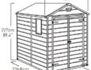 Keter 6′ x 8′ Manor Plastic Garden Storage Shed – Beige-oakleysgardenmachine- Free shipping