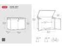 Keter 6′ x 3′ Oakland Grande Store Heavy Duty Plastic Shed – Grey-oakleysgardenmachine- Free shipping