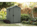 Keter 4’x6′ Darwin Heavy Duty Plastic Garden Shed – Green-oakleysgardenmachine- Free shipping