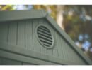 Keter 4’x6′ Darwin Heavy Duty Plastic Garden Shed – Green-oakleysgardenmachine- Free shipping