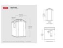 Keter 4’x6′ Darwin Heavy Duty Plastic Garden Shed – Green-oakleysgardenmachine- Free shipping